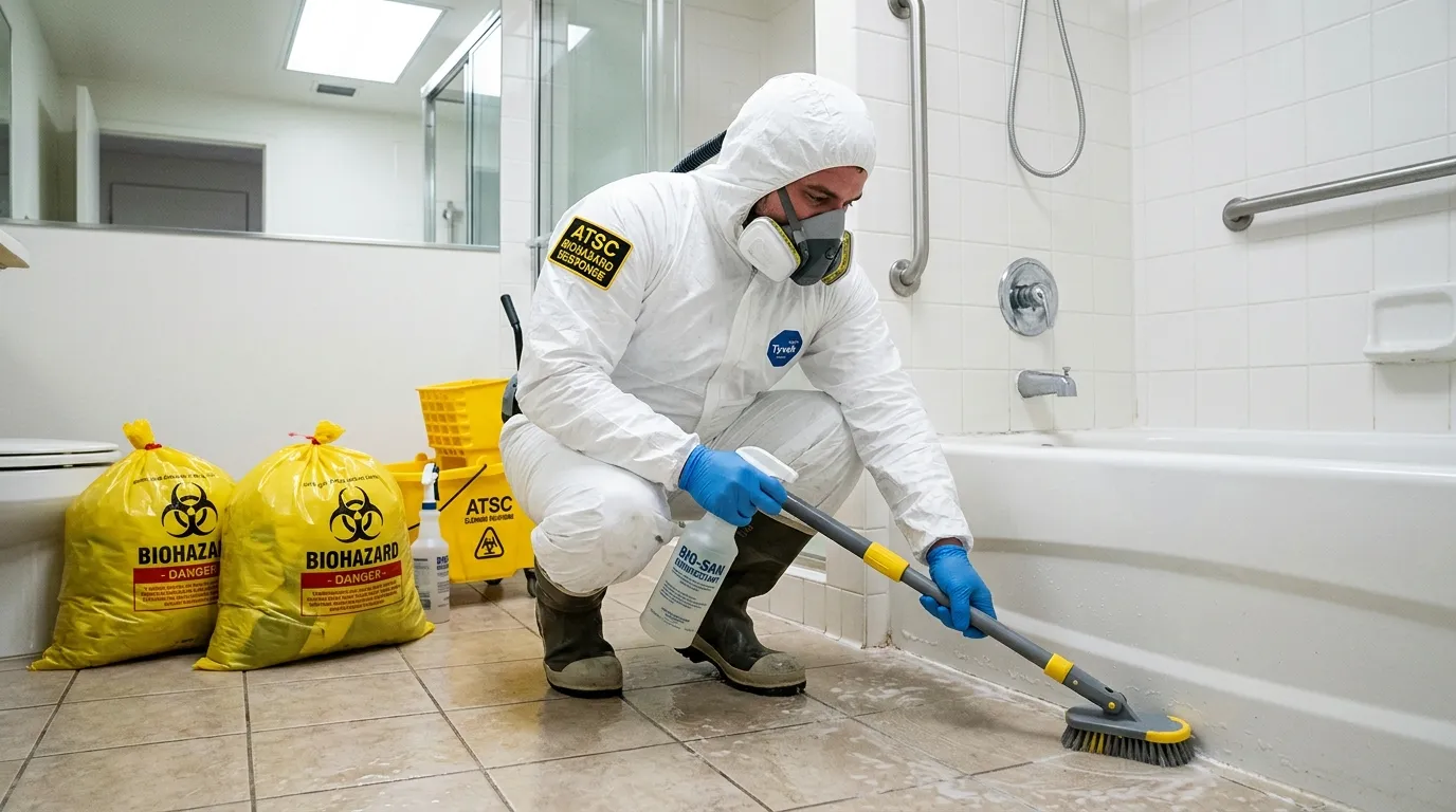 Decontamination equipment deployed for Blood Cleanup in Willoughby